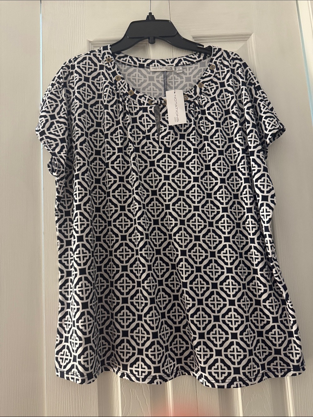 NWT Notations blouse